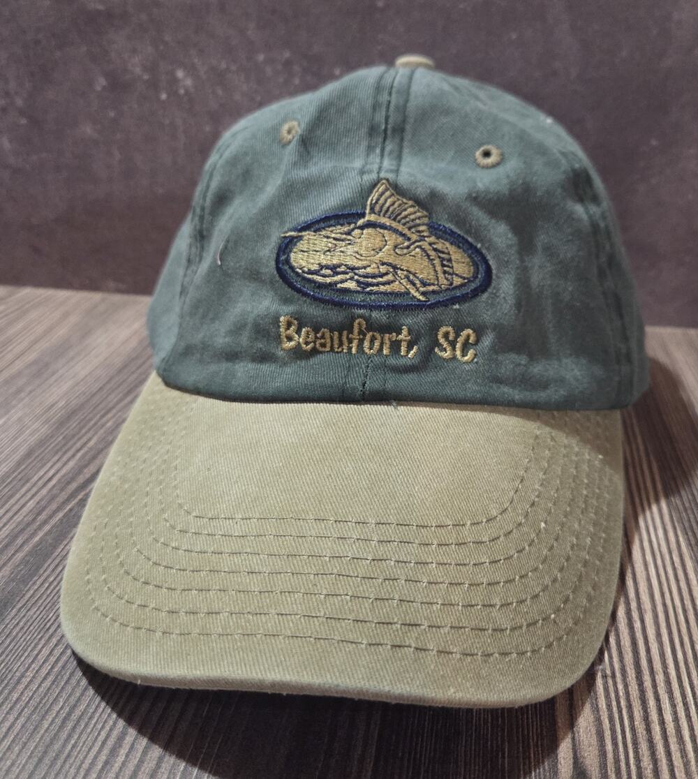 Beaufort SC Fishing Fish Logo Dad Hat BJR Classic Headwear Adjustable Cotton Cap